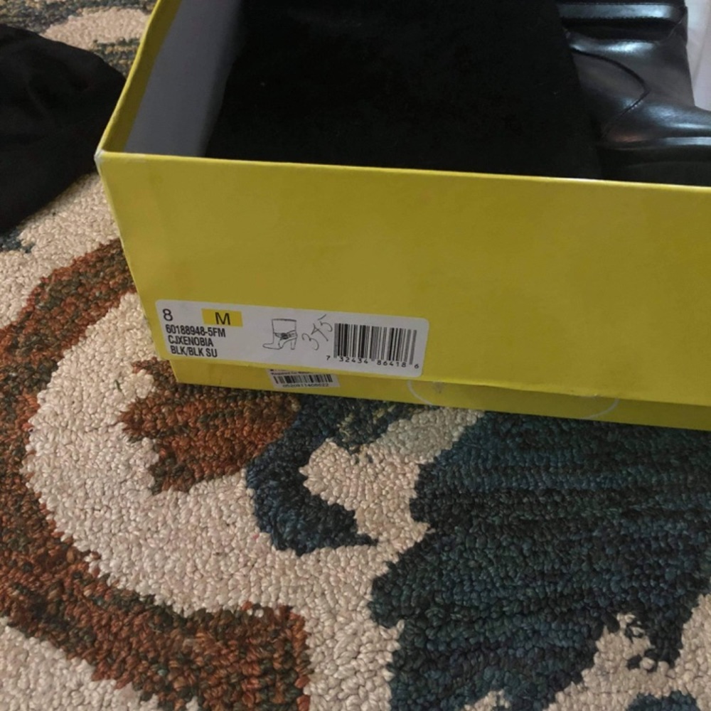 Black heel boots
